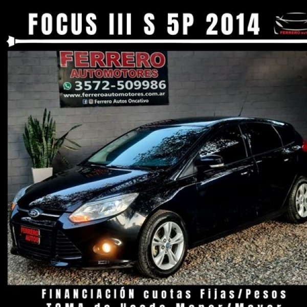 FORD FOCUS III S 5P 2014