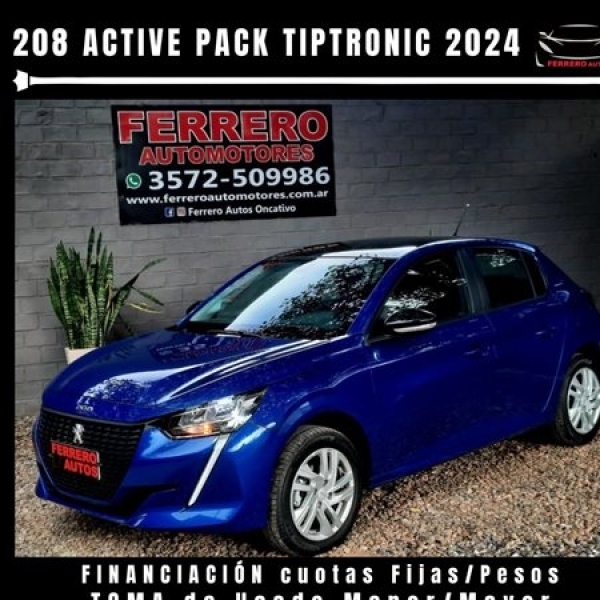 PEUGEOT 208 ACTIVE PACK TIPTRONIC 2024