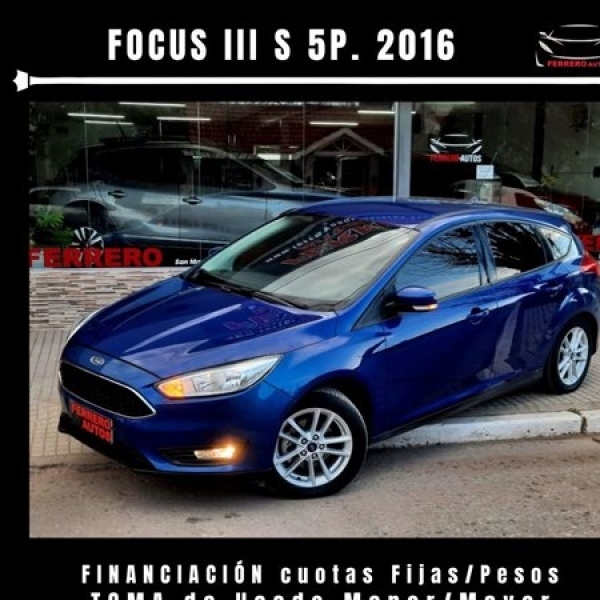 FORD FOCUS III S 5P. 2016