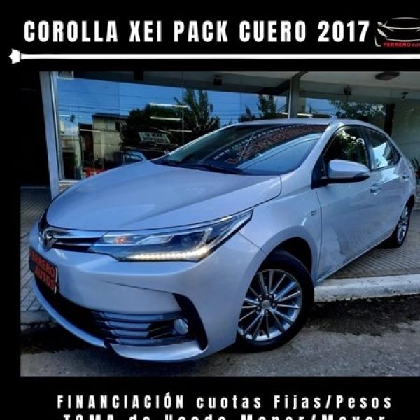 TOYOTA COROLLA XEI PACK CUERO 2017