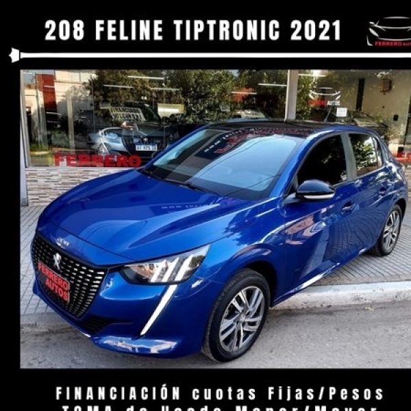 PEUGEOT 208 FELINE TIPTRONIC 2021